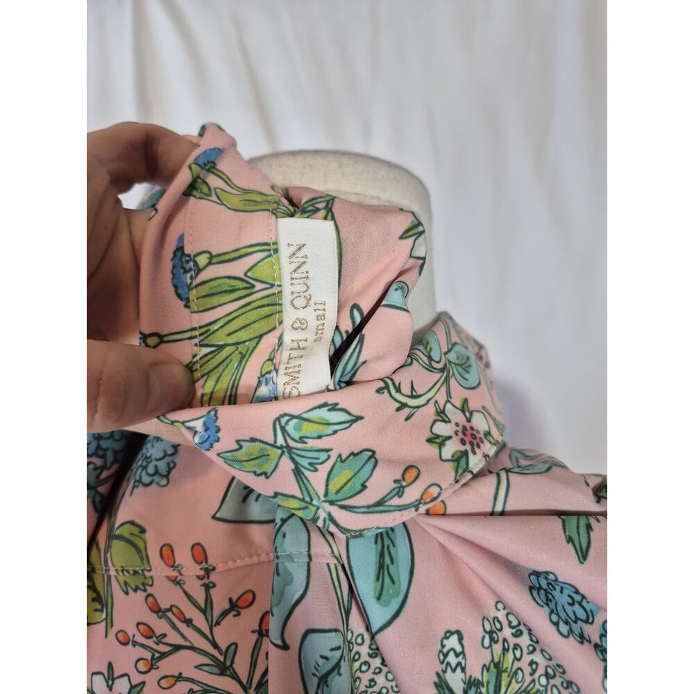 Smith Quinn Pink Floral Mini Dress New Small - Picture 10 of 10